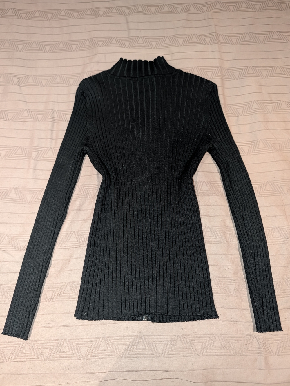 Belldini Rhinestone Zipped Closure Sweater - Picture 4 of 4